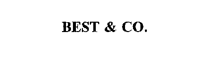 BEST & CO.