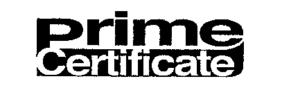 PRIME CERTIFICATE