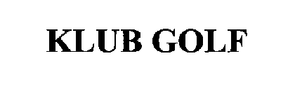 KLUB GOLF