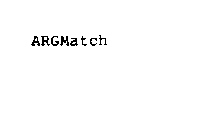 ARGMATCH