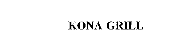 KONA GRILL