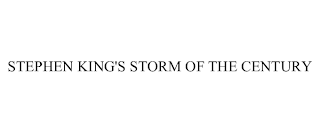 STEPHEN KING'S STORM OF THE CENTURY