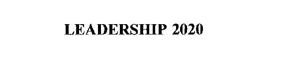 LEADERSHIP 2020