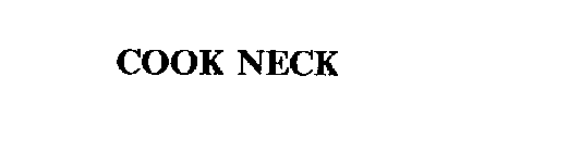 COOK NECK