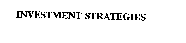 INVESTMENT STRATEGIES