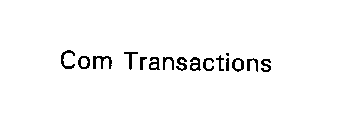 COMTRANSACTIONS