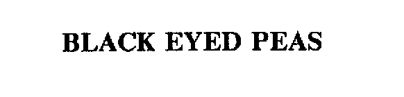 BLACK EYED PEAS