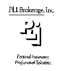 PLI BROKERAGE INC. PLI PERSONAL INSURANCE PROFESSIONAL SOLUTIONS.