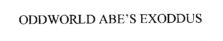 ODDWORLD ABE'S EXODDUS