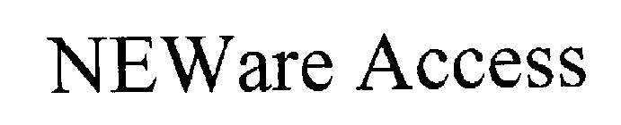 NEWARE ACCESS