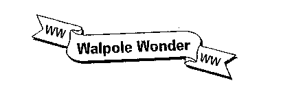 WW WALPOLE WONDER WW