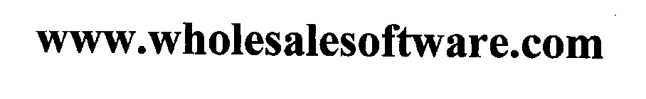 WWW.WHOLESALESOFTWARE.COM