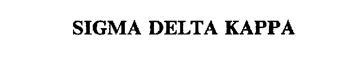 SIGMA DELTA KAPPA