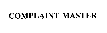 COMPLAINT MASTER