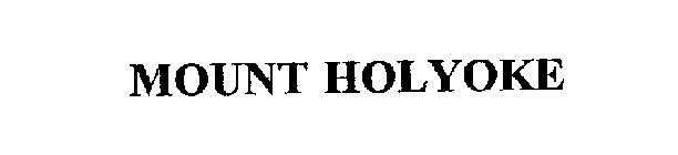 MOUNT HOLYOKE