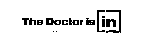 THE DOCTOR IS IN