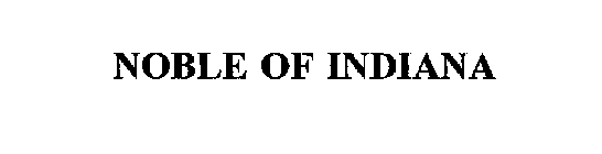 NOBLE OF INDIANA