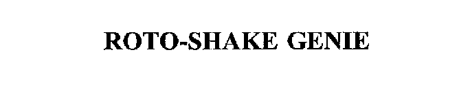 ROTO-SHAKE GENIE