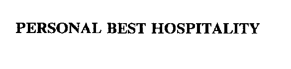 PERSONAL BEST HOSPITALITY
