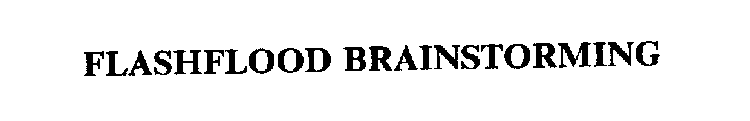FLASHFLOOD BRAINSTORMING