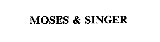 MOSES & SINGER