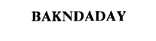 BAKNDADAY