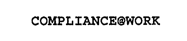 COMPLIANCE@WORK
