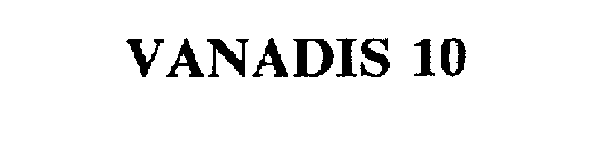 VANADIS 10