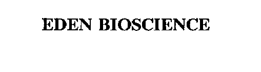 EDEN BIOSCIENCE