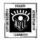 HALO HEALTH ACHIEVEMENT LEARNING OPPORTUNITIES