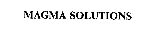 MAGMA SOLUTIONS