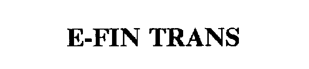 E-FIN TRANS
