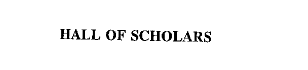 HALL OF SCHOLARS