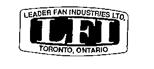 LFI LEADER FAN INDUSTRIES LTD. TORONTO, ONTARIO