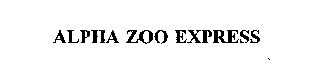 ALPHA ZOO EXPRESS