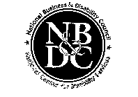 NB&DC NATIONAL BUSINESS & DISABILITY COUNCIL NATIONAL CENTER FOR DISABILITY SERVICES