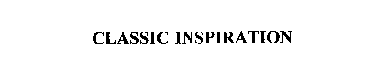 CLASSIC INSPIRATION