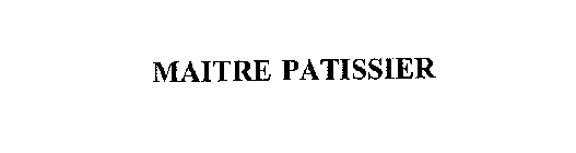 MAITRE PATISSIER