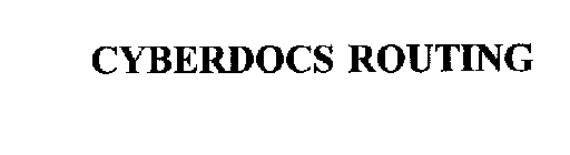 CYBERDOCS ROUTING