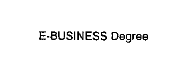 E-BUSINESS DEGREE