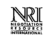 NRI NEGOTIATION RESOURCE INTERNATIONAL