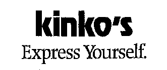 KINKO'S EXPRESS YOURSELF.