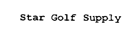 STAR GOLF SUPPLY