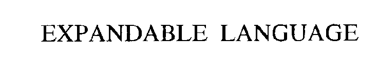 EXPANDABLE LANGUAGE