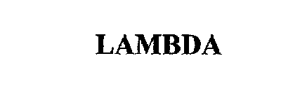 LAMBDA