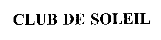 CLUB DE SOLEIL