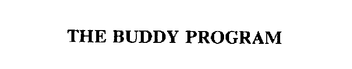 THE BUDDY PROGRAM