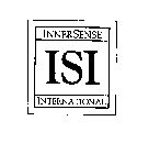 INNERSENSE ISI INTERNATIONAL