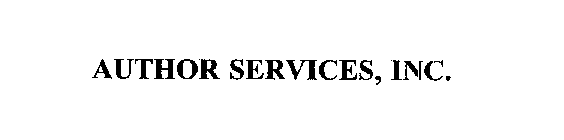 AUTHOR SERVICES, INC.