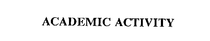 ACADEMIC ACTIVITY